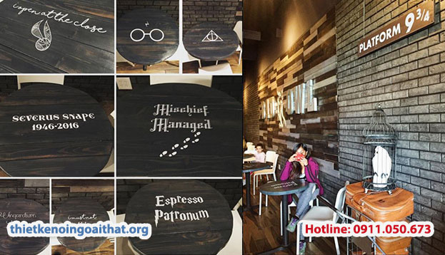 Quán cafe phong cách truyện Harry Potter cực mới lạ